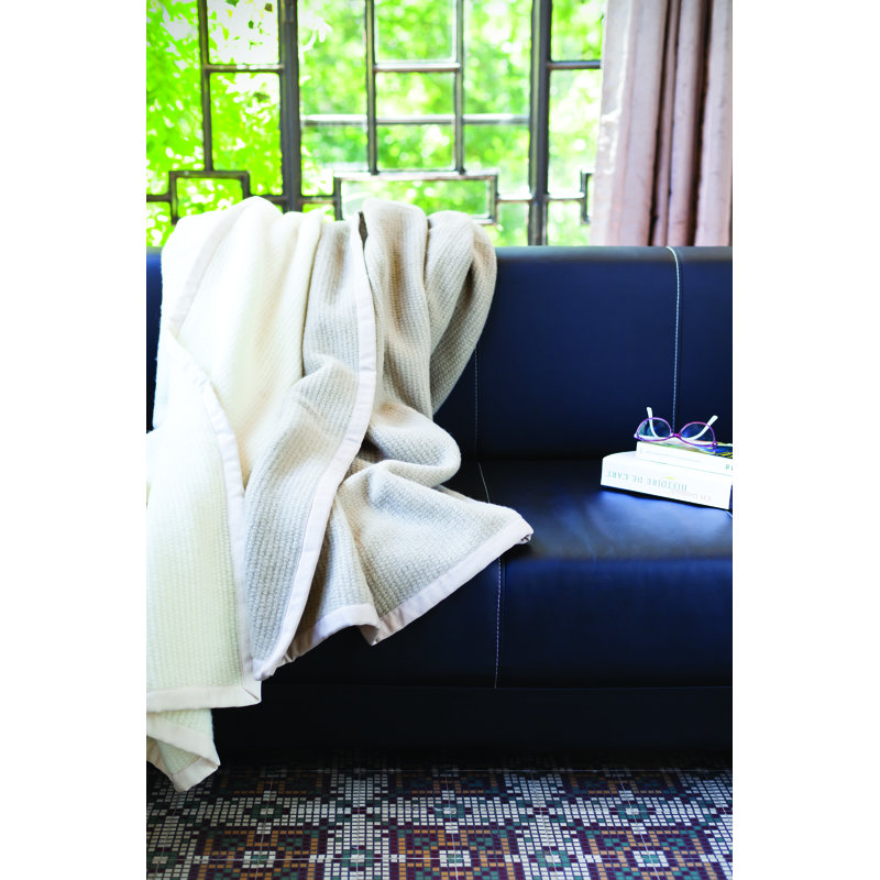Shaldon Throw Blanket, 240cm x 300cm, Pebble