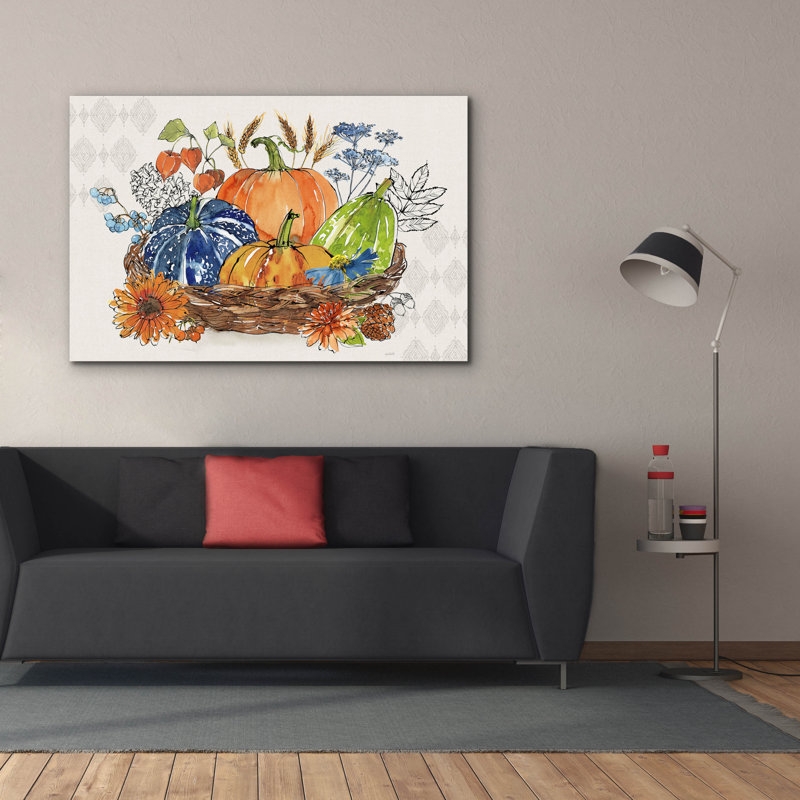 Toile épique Graffiti «Fall Sweet Fall 1» par Anne Tavoletti, 60 po x 40 po