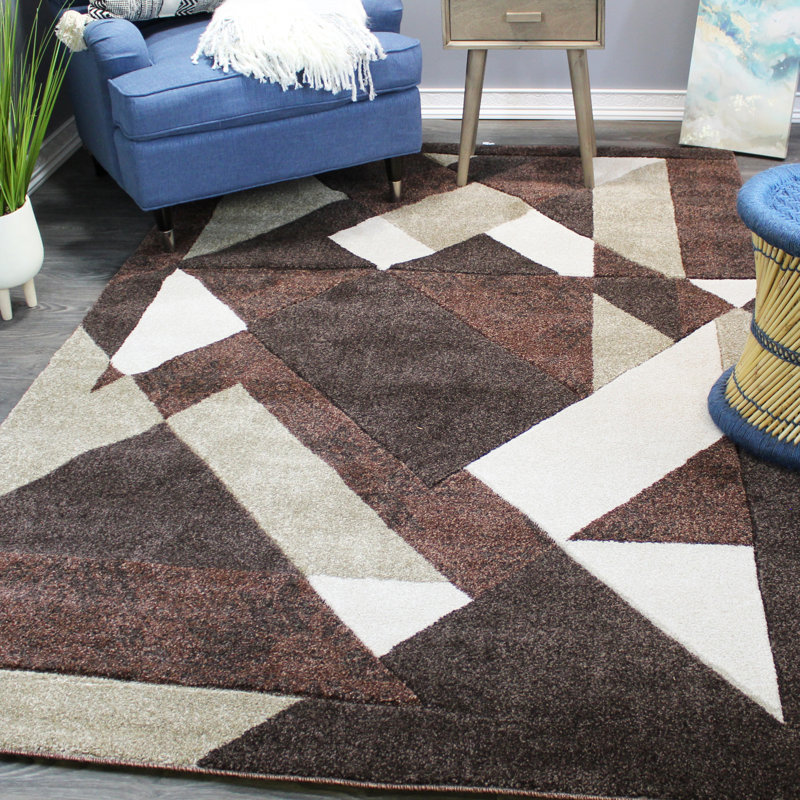 Tapis chocolat / brun Dura, Rectangle 6 pi 7 po x 9 pi 6 po