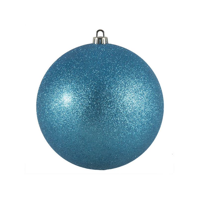 Xmas Bauble, 20cm H x 20cm W, Aqua Turquoise
