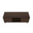 Modern TV Stand, 2 Door with Middle Shelf (59 x 16 x 25in), Walnut-282875179-282875178