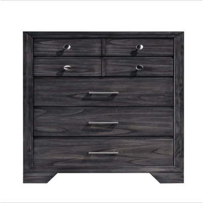 Commode en bois foncé 1Pc