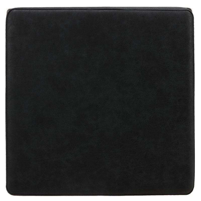 Tabouret de bar rotatif à hauteur ajustable Tudor City, Noir