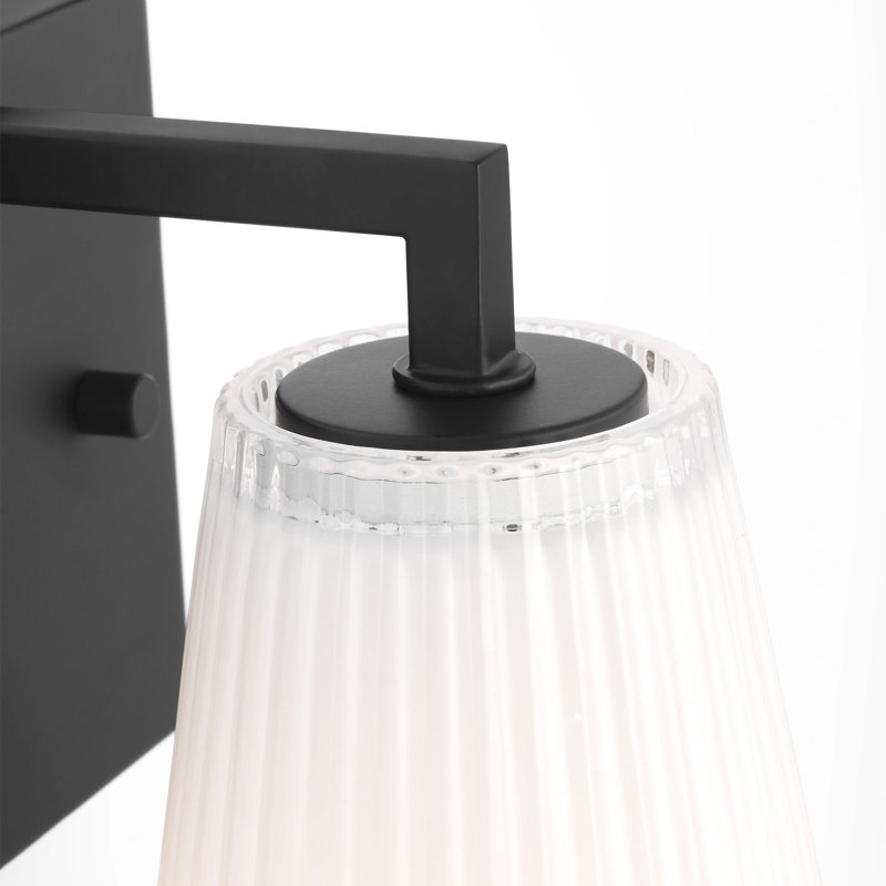 Petit meuble-lavabo Upson de Génération Éclairage , Une lumière, Nuit noire, H 7,75 po x l 5 po x P 6,25 po