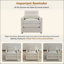 Fauteuil rembourré 31,9 "surdimensionné et confortable-755512303