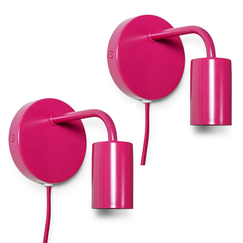Carmala Plug-in Armed Sconce, No, Charcoal
