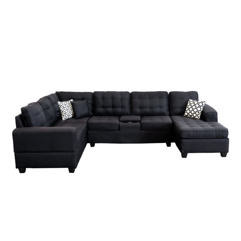 Canapé modulaire Modern, Noir