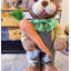 Décoration de lapin de paille de style nordique