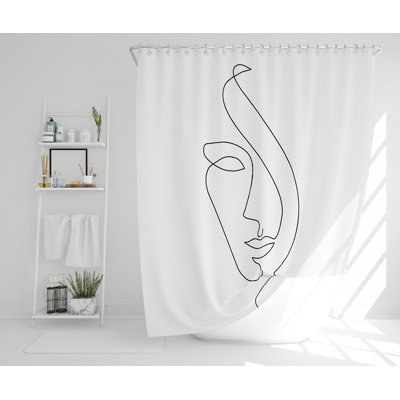 13 Piece Elithia Polyester Shower Curtain Set