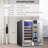 BODEGA 30" Dual Zone Wine & Beverage Refrigerator with Glass and Insulated Door, Built-In or Freestanding Under Counter Cooler with Adjustable Shelving for Home Bar, Kitchen and Entertainment Spaces