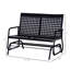 Banc, banc oscillant pour 2 personnes, chaise berçante