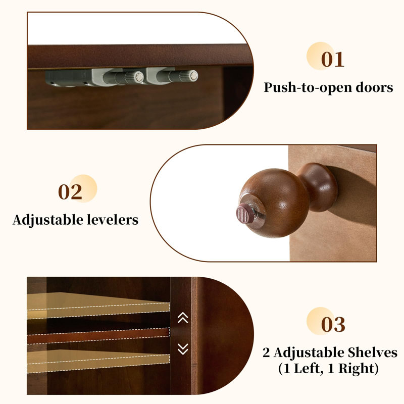 Buffet l 59,84 po Ramonita, Brun