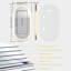 Aluminum Oval Wall Mirror-1377535706