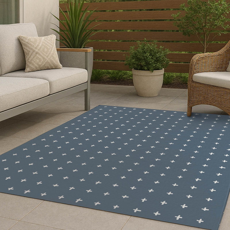 Tapis d'extérieur antidérapant Criss, Rectangulaire 2 pi x 3 pi