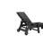 5 Outdoor Lounge Chair, , Wheels & Cup Holder, Black For Patio, Deck, Pool, Outdoor, Garden Patio Chaise Chair With 5 Positions, Weather ,-646427152-646427154
