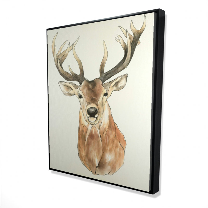 " Front Deer Portrait "