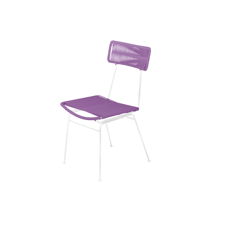 Chaise Hapi, Orchidée / blanc