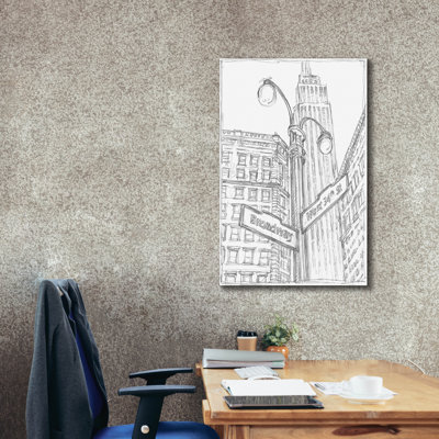  'Ny Intersection 2' by Ethan Harper Canvas Wall Art, 26" x 40"