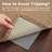Machine Washable Cotton Area Rug with Non-Slip Backing， Tan/Brown-1340317807