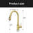 Touchless Kitchen Faucet With Pull Down Sprayer-123037777