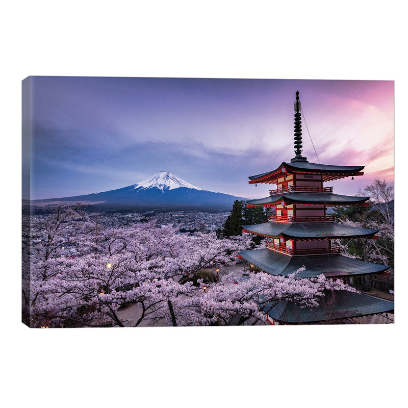 Mount Fuji XV by Daisuke Uematsu - Print on Canvas, 66.04 cm H x 45.72 cm W x 1.91 cm D, No Frame