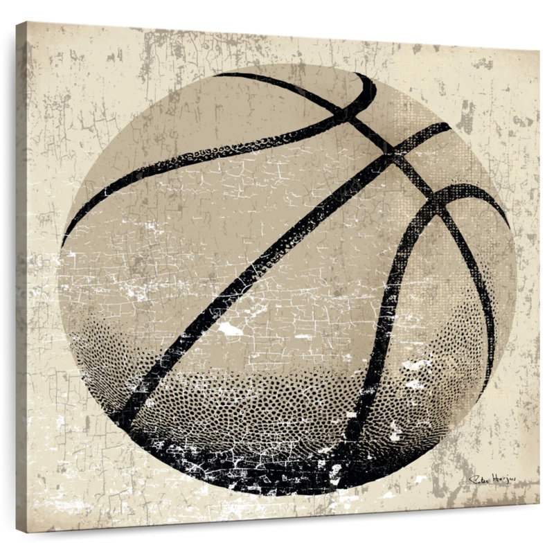 Ballon de basketball rétro Sirpi
