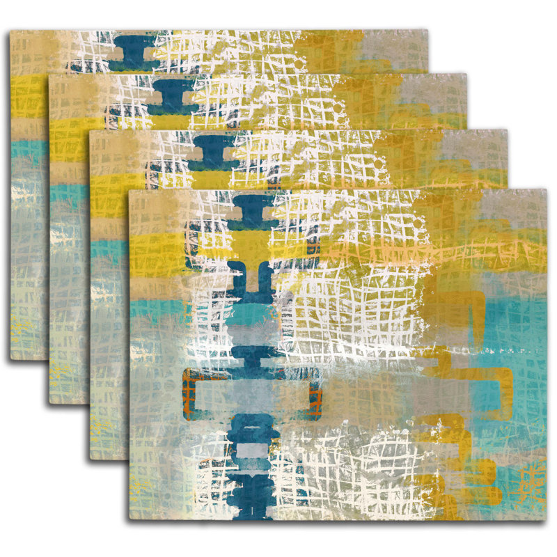 Napperon abstrait en polyester