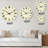 Beige Triangluar Rhythm - Patterned Wall Clock-1422439439