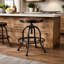 Tabouret de bar et de comptoir pivotant Gracelino-87650305