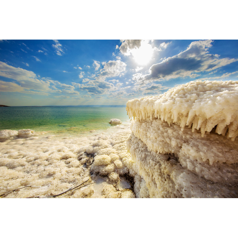 Dead Sea Salt by Piotrurakau - Wrapped Canvas Print, 30cm H x 46cm W x 3.8cm D