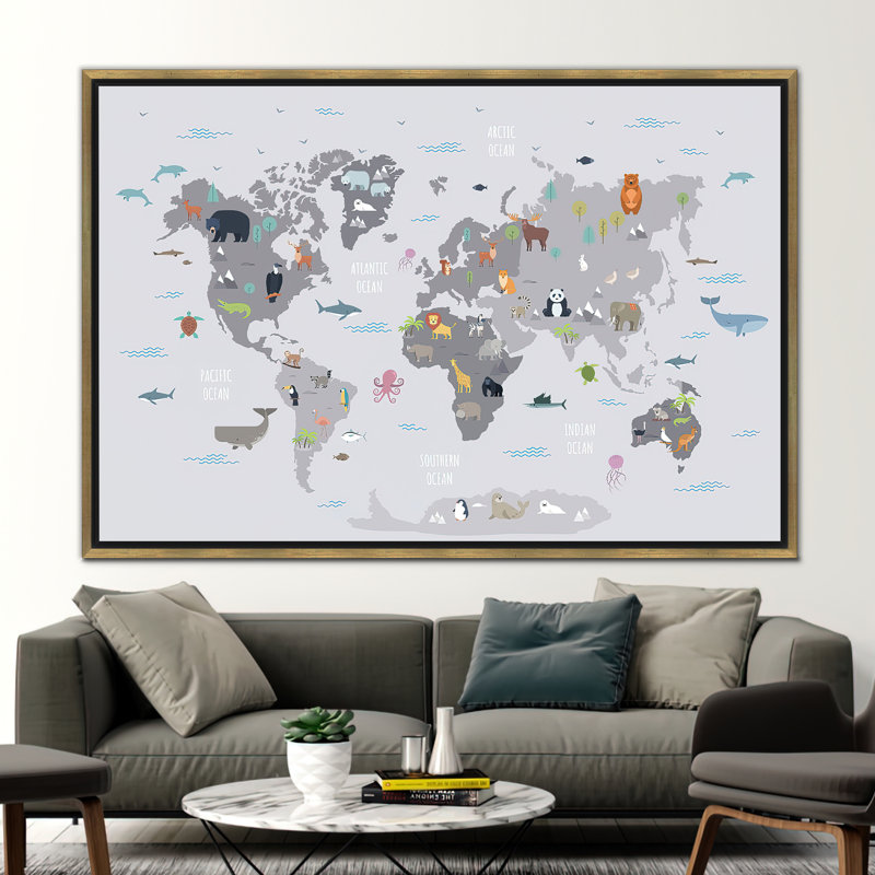 Print on Canvas, Framed Print without Mat, Gold, 20 cm H x 30 cm W