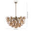 Lustre en fer 37 lumières à intensité variable Maroney