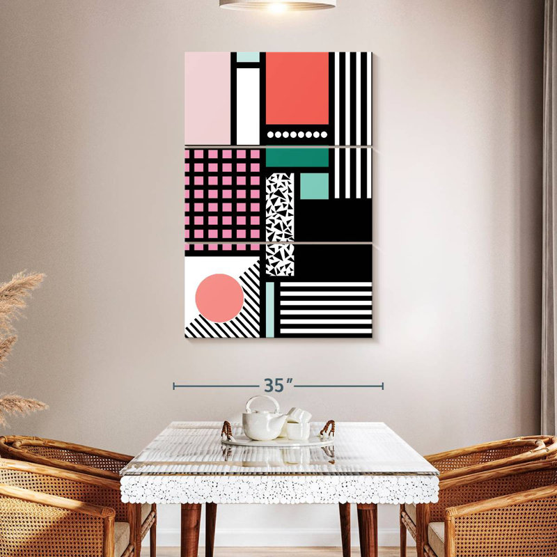 Avery Pastel Patterns, 50" H x 32" W