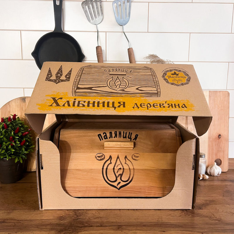 Bread Box with Cutting Board