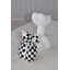 Twinsburg Balloon Dog Made of Resin Statue with Black and White Finish Size: 8" x 3" x 7"H