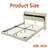 Multi-function Floating Bed Frame, Modern Upholstered Platform Bed with USB ports, Storage Headboard and Touch Sensor Night Light-572933167