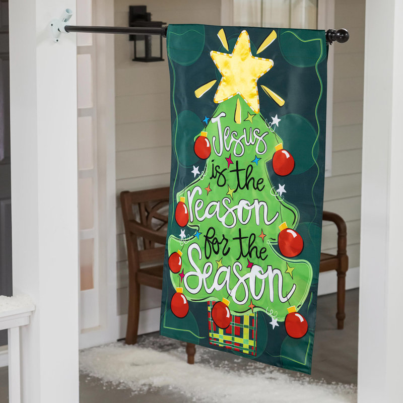 «Jesus Is The Raison Applique House»
