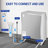 Velivi 220 Lb. Daily Production Cube Clear Ice Freestanding Commercial Use Ice Machines