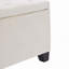 Banc rembourré en tissu avec 4 pieds-230742550