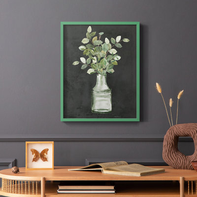 Artisanal Bouquet I, reproduction encadrée - bois massif