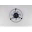 Ventilateurs de plafond de 20 po avec ensemble, source de lumière DEL et télécommande, ventilateur DEL encastré moderne à intensité variable 3000-6500K, 6 vitesses, moteur à courant continu silencieux pour le salon, la chambre à coucher, la cuisine-1262346856