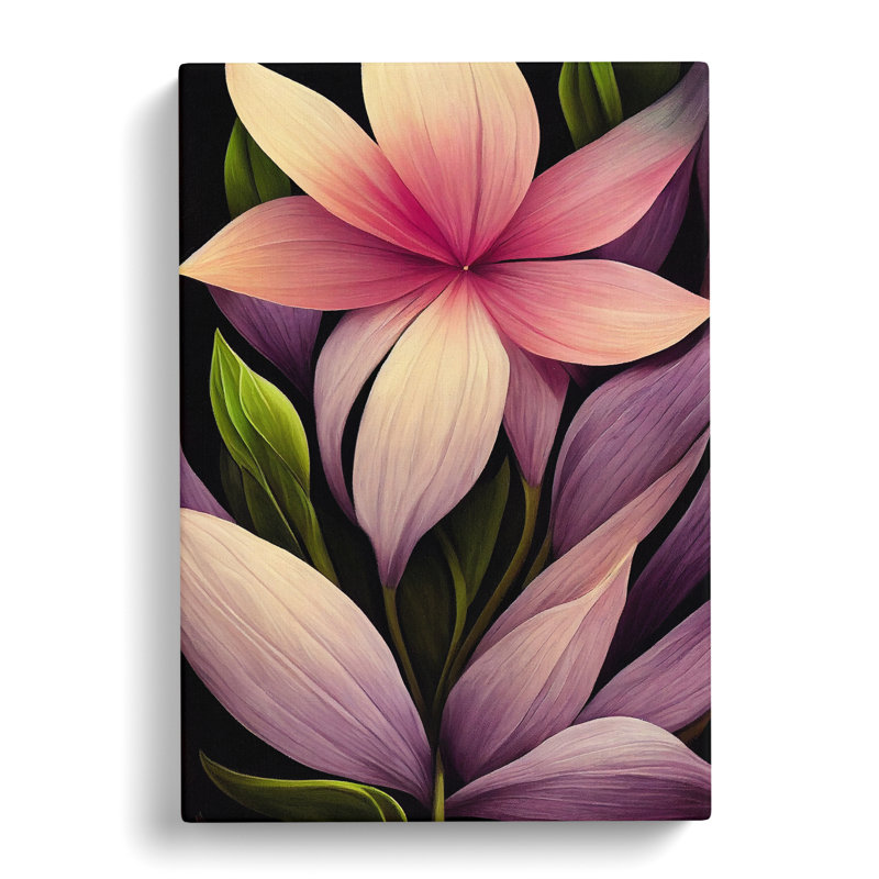 Magnificent Flowers - Wrapped Canvas Print, 50cm H x 35cm W x 3cm D