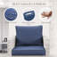 Chaise de patio pivotante inclinable avec coussins-145243237