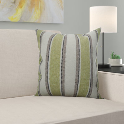 Striped Square Cushion