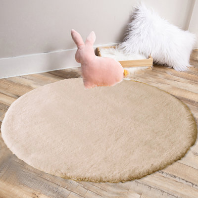 Tapis rond pour téléphone portable avec envers antidérapant