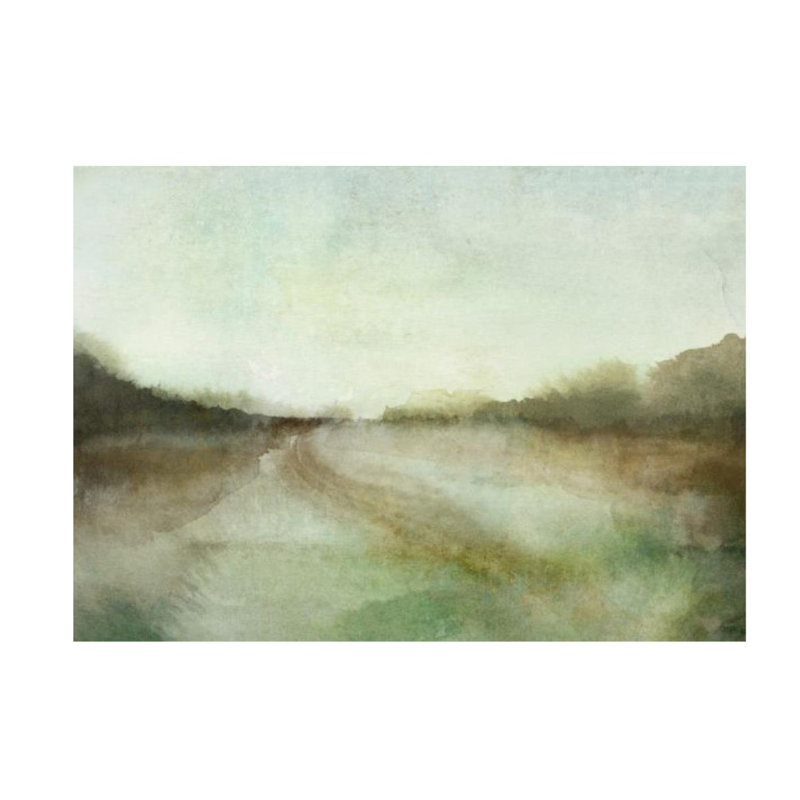 Scenery Landscape III Painting by Isabella Burton, Knife Gel, 24" W x 17" H x 1.5" D