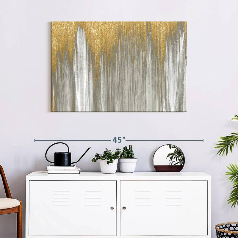Avery Gold Falls, 24" H x 36" W
