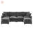 Modular Chenille Sofa with Customizable Seating, Durable Frame, and Comfortable High-Density Foam Cushions