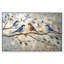 Art campagnard sur toile ocre et oiseaux bleus par Art Remedy-107442114-107442139