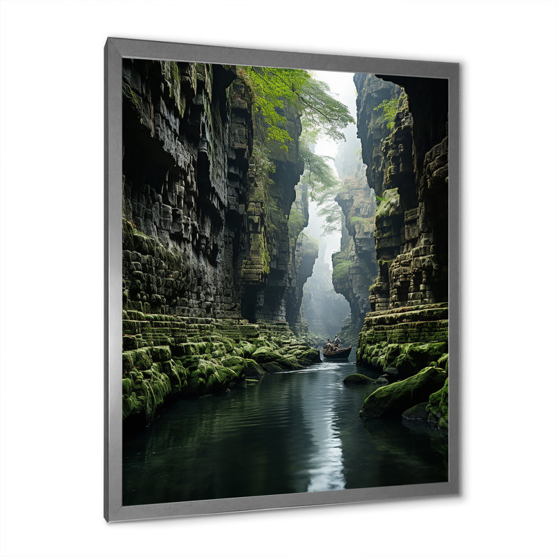 Canyon Canyon - Mystic Gorge, Cadre photo argenté, H 44 po x l 34 po x P 1,5 po